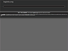 Tablet Screenshot of loginto.org